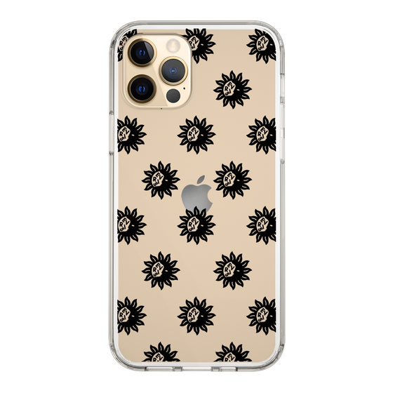 Slim Protection Case［ EVRIS - Sunny Motif - Black ］