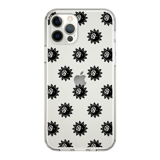 Slim Protection Case［ EVRIS - Sunny Motif - Black ］