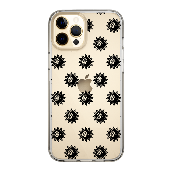 Slim Protection Case［ EVRIS - Sunny Motif - Black ］