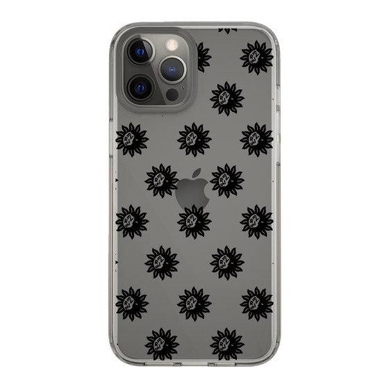 Slim Protection Case［ EVRIS - Sunny Motif - Black ］