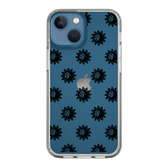 Slim Protection Case［ EVRIS - Sunny Motif - Black ］