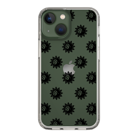 Slim Protection Case［ EVRIS - Sunny Motif - Black ］