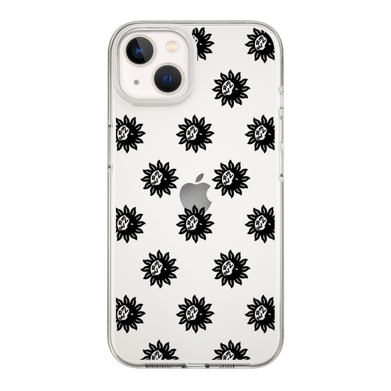 Slim Protection Case［ EVRIS - Sunny Motif - Black ］
