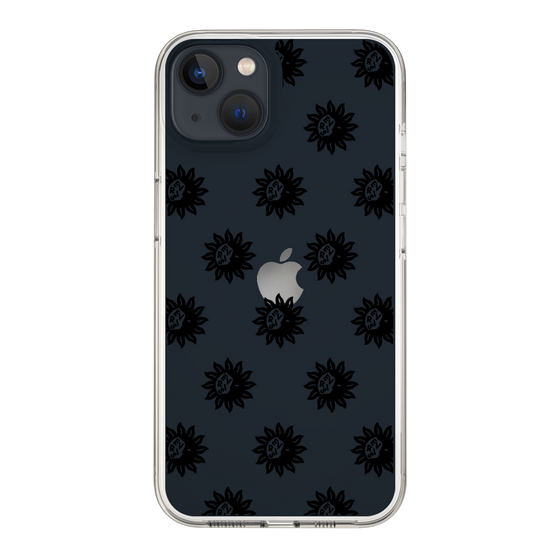 Slim Protection Case［ EVRIS - Sunny Motif - Black ］