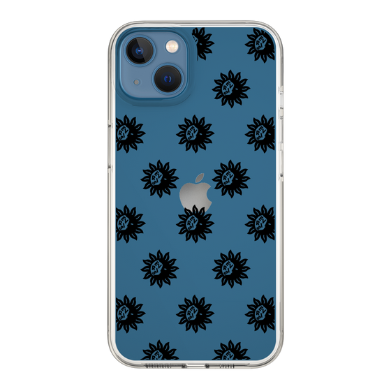Slim Protection Case［ EVRIS - Sunny Motif - Black ］