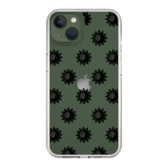 Slim Protection Case［ EVRIS - Sunny Motif - Black ］