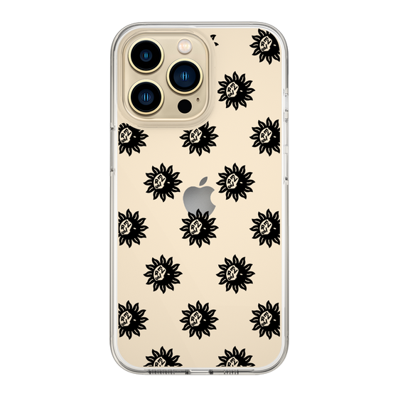 Slim Protection Case［ EVRIS - Sunny Motif - Black ］