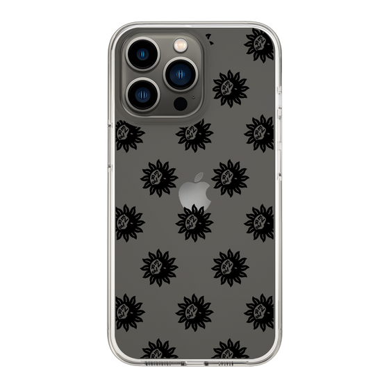 Slim Protection Case［ EVRIS - Sunny Motif - Black ］