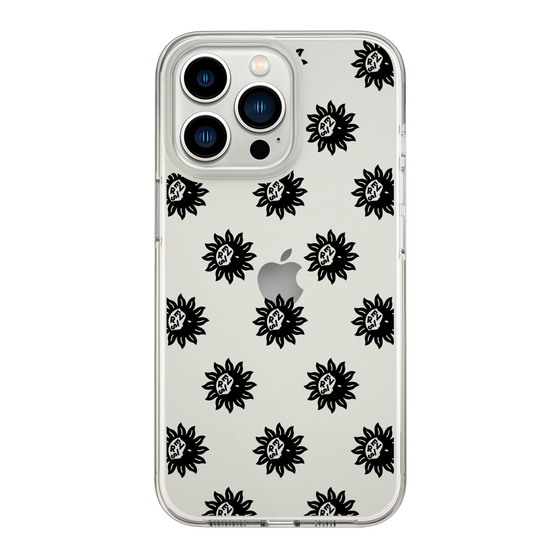 Slim Protection Case［ EVRIS - Sunny Motif - Black ］
