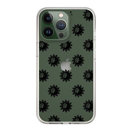 Slim Protection Case［ EVRIS - Sunny Motif - Black ］