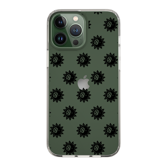 Slim Protection Case［ EVRIS - Sunny Motif - Black ］