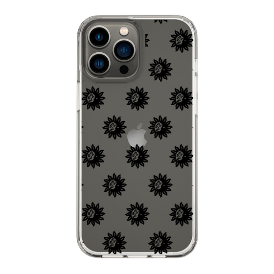 Slim Protection Case［ EVRIS - Sunny Motif - Black ］
