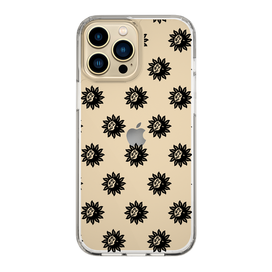 Slim Protection Case［ EVRIS - Sunny Motif - Black ］