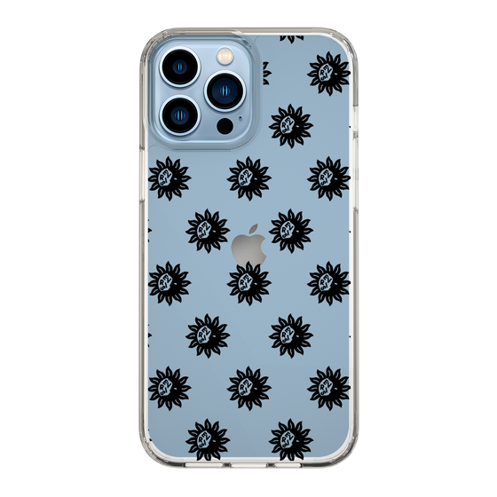 Slim Protection Case［ EVRIS - Sunny Motif - Black ］
