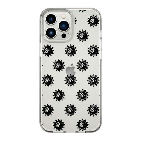 Slim Protection Case［ EVRIS - Sunny Motif - Black ］