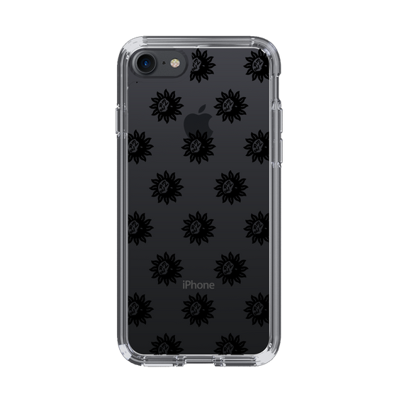 Slim Protection Case［ EVRIS - Sunny Motif - Black ］