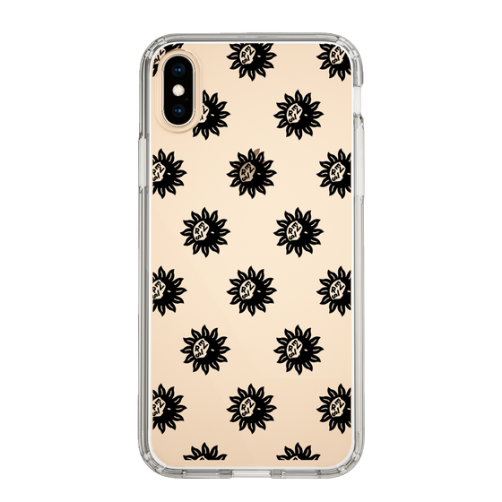 Slim Protection Case［ EVRIS - Sunny Motif - Black ］