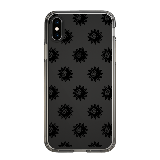 Slim Protection Case［ EVRIS - Sunny Motif - Black ］