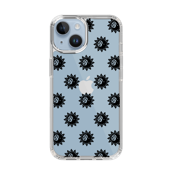 Slim Protection Case［ EVRIS - Sunny Motif - Black ］