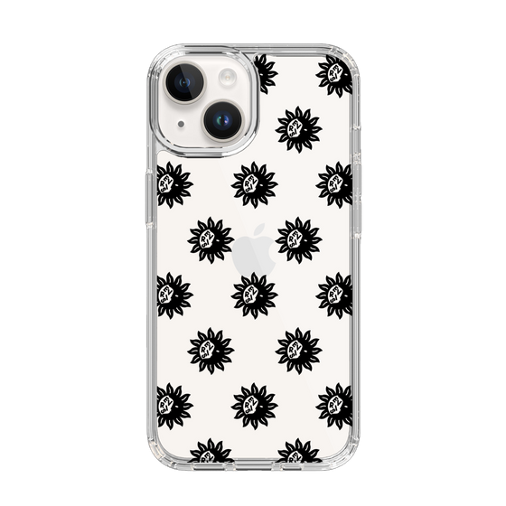 Slim Protection Case［ EVRIS - Sunny Motif - Black ］