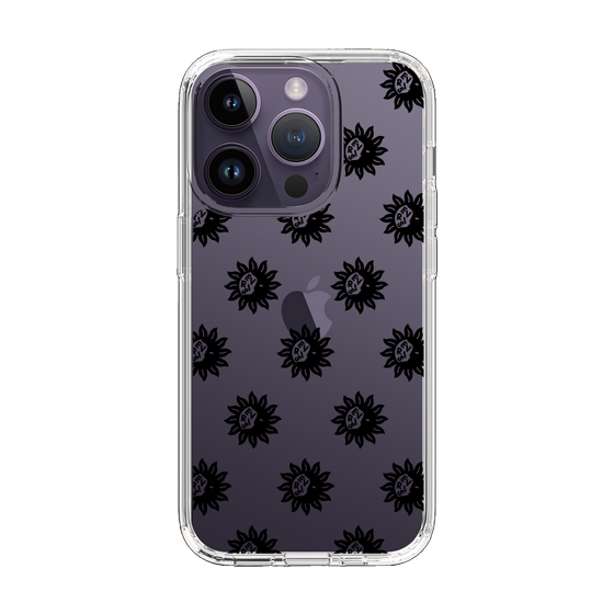 Slim Protection Case［ EVRIS - Sunny Motif - Black ］