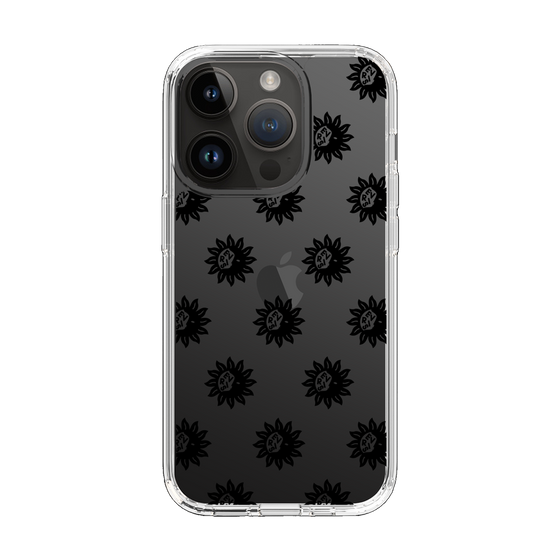 Slim Protection Case［ EVRIS - Sunny Motif - Black ］