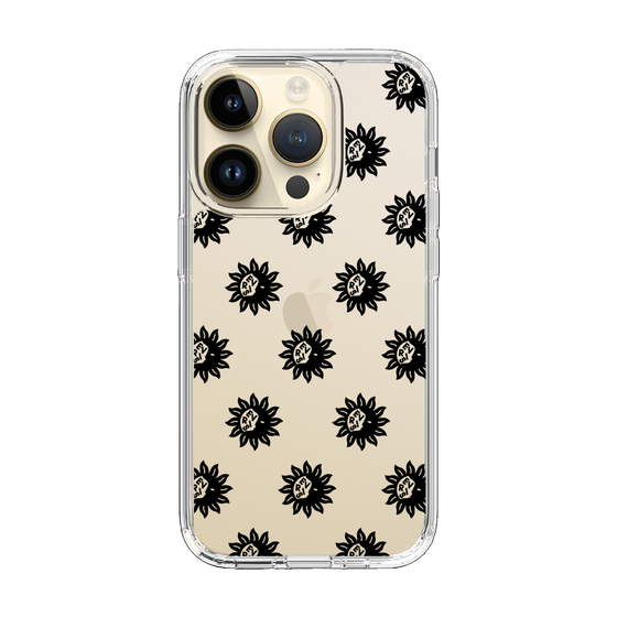 Slim Protection Case［ EVRIS - Sunny Motif - Black ］