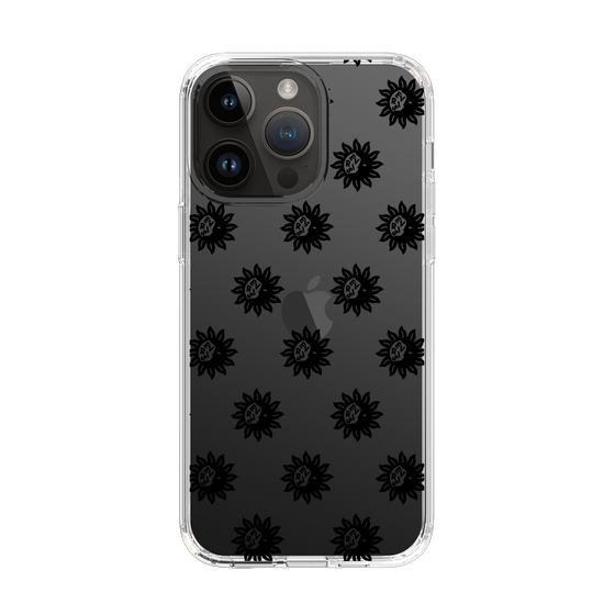 Slim Protection Case［ EVRIS - Sunny Motif - Black ］