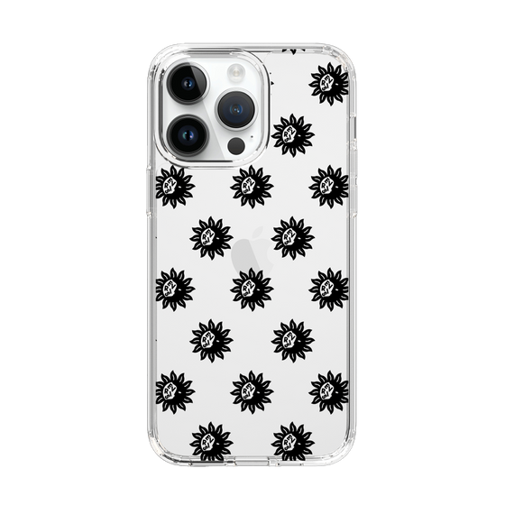 Slim Protection Case［ EVRIS - Sunny Motif - Black ］