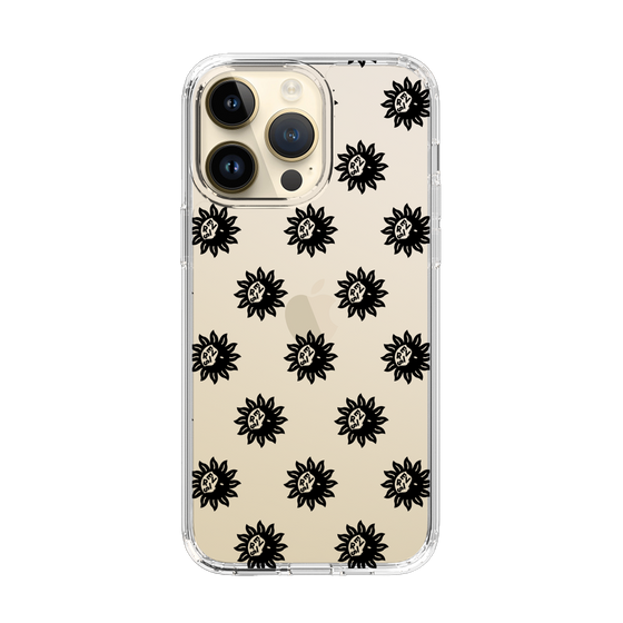 Slim Protection Case［ EVRIS - Sunny Motif - Black ］