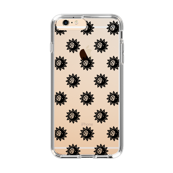 Slim Protection Case［ EVRIS - Sunny Motif - Black ］