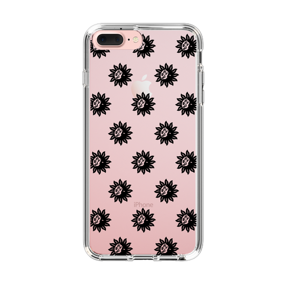 Slim Protection Case［ EVRIS - Sunny Motif - Black ］