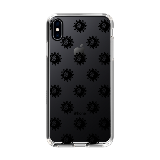 Slim Protection Case［ EVRIS - Sunny Motif - Black ］
