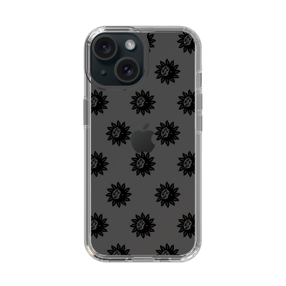 Slim Protection Case［ EVRIS - Sunny Motif - Black ］