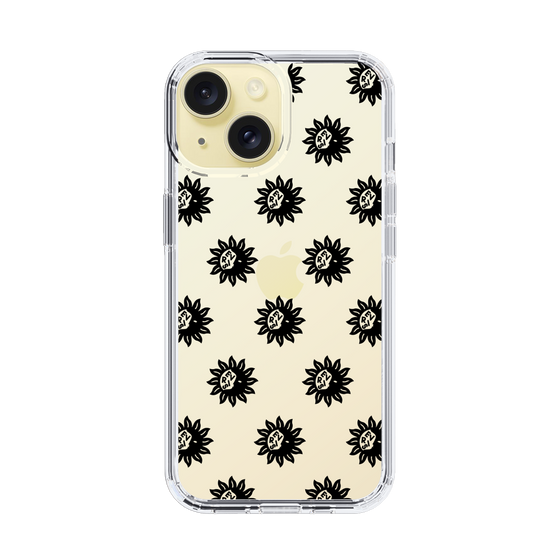 Slim Protection Case［ EVRIS - Sunny Motif - Black ］
