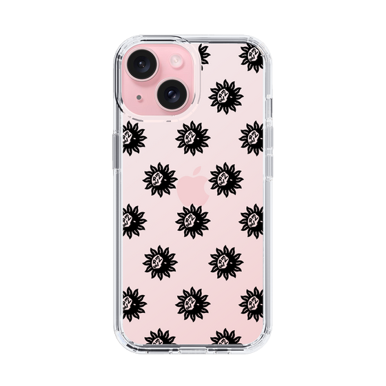 Slim Protection Case［ EVRIS - Sunny Motif - Black ］