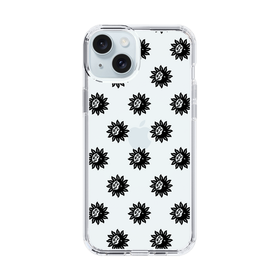 Slim Protection Case［ EVRIS - Sunny Motif - Black ］