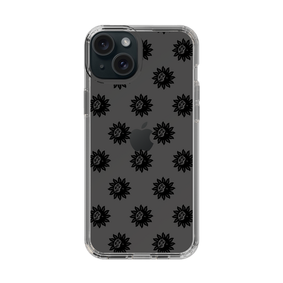 Slim Protection Case［ EVRIS - Sunny Motif - Black ］