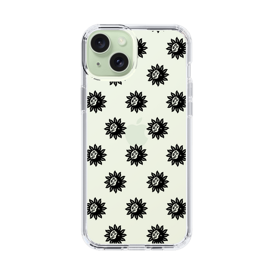 Slim Protection Case［ EVRIS - Sunny Motif - Black ］