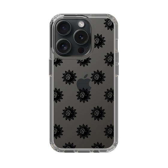 Slim Protection Case［ EVRIS - Sunny Motif - Black ］