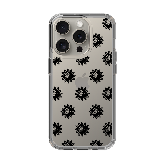 Slim Protection Case［ EVRIS - Sunny Motif - Black ］
