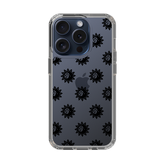 Slim Protection Case［ EVRIS - Sunny Motif - Black ］