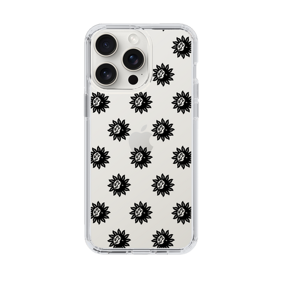 Slim Protection Case［ EVRIS - Sunny Motif - Black ］