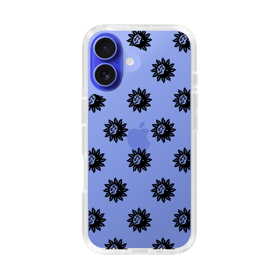 Slim Protection Case［ EVRIS - Sunny Motif - Black ］
