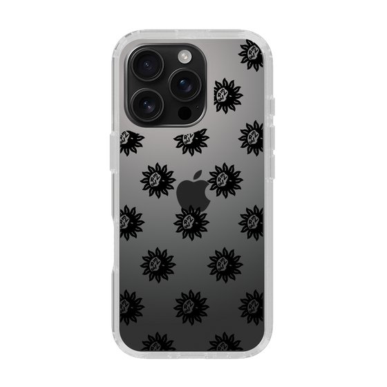 Slim Protection Case［ EVRIS - Sunny Motif - Black ］