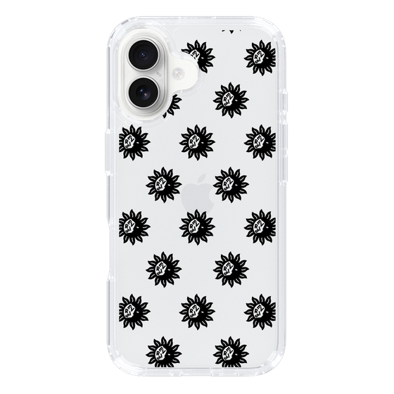 Slim Protection Case［ EVRIS - Sunny Motif - Black ］