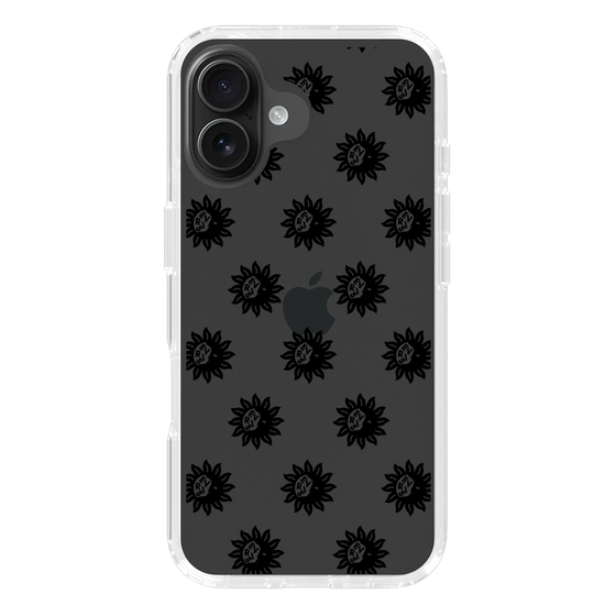 Slim Protection Case［ EVRIS - Sunny Motif - Black ］