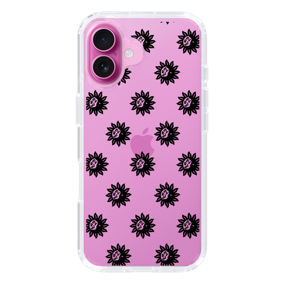 Slim Protection Case［ EVRIS - Sunny Motif - Black ］