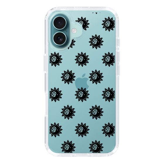 Slim Protection Case［ EVRIS - Sunny Motif - Black ］