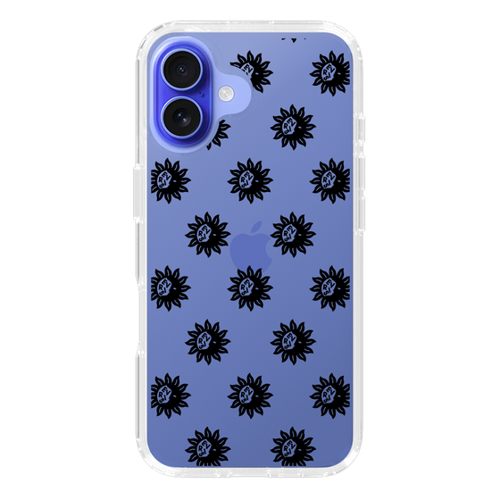 Slim Protection Case［ EVRIS - Sunny Motif - Black ］